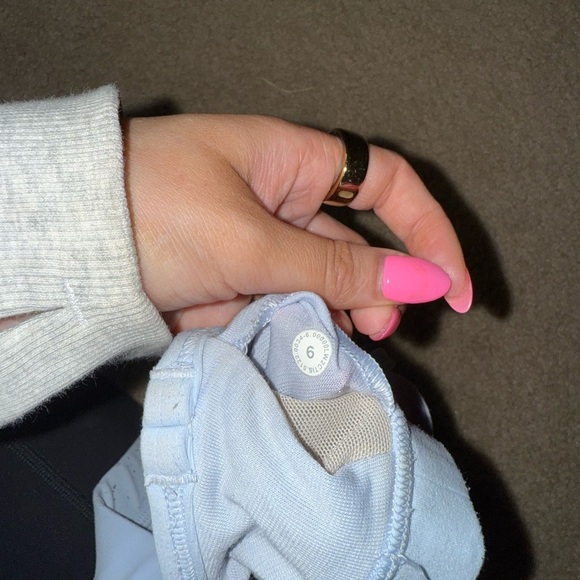 Lululemon Y Bra Nulu Size 6 color Pastel Blue - Picture 3 of 3